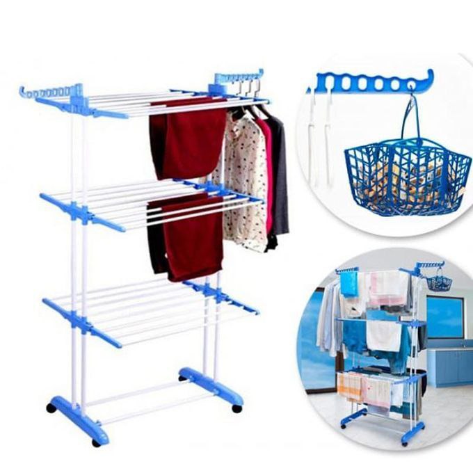 منشر ملابس ثلاتي الطبقات